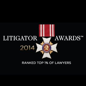 Litigator Award 2014 Black