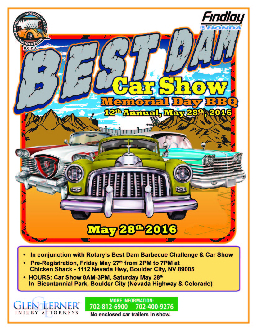 NEWS GLIA Sponsors Boulder City 2016 Best Dam Car Show