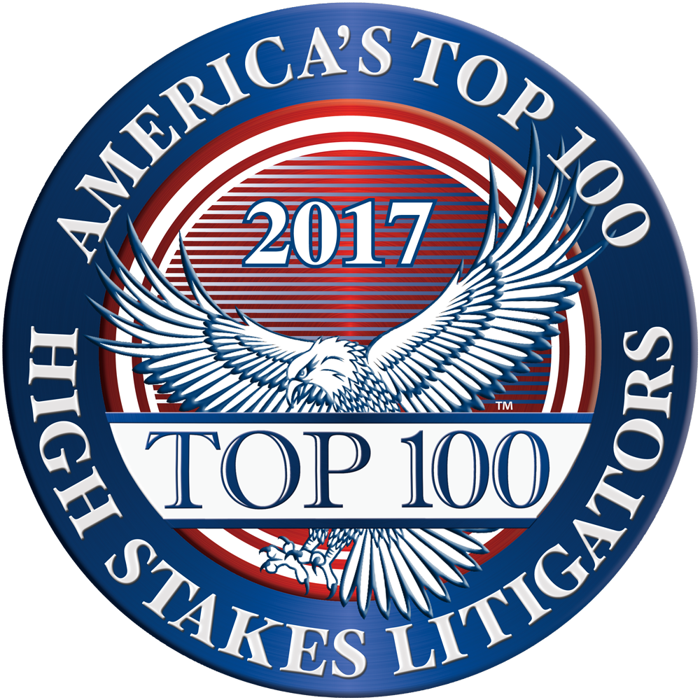 Top 100 High Stakes Litigators 2017