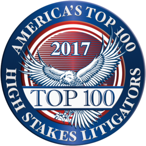 America's Top 100 High Stakes Litigators Award