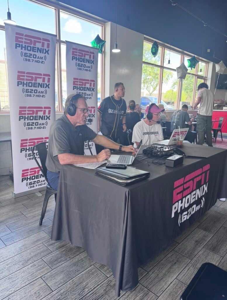 ESPN Phoenix at Taco Spot Grand Relaunch Temp