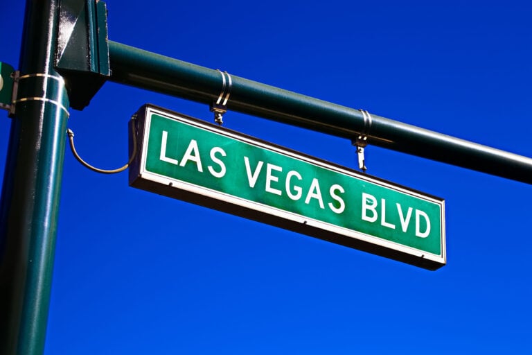 hit by a car on the Las Vegas Strip