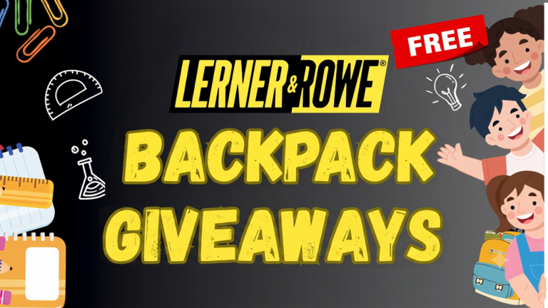2026 Lerner & Rowe Hosts FREE Backpack Giveaways