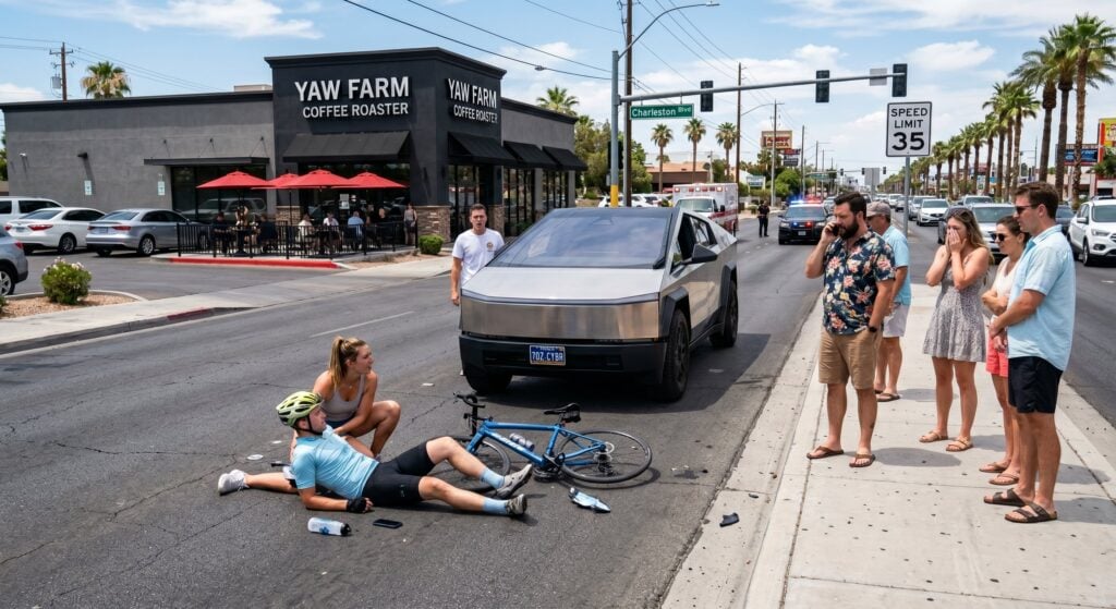 Charleston Blvd Bicycle Crash | Buffalo Drive Detour Accidents