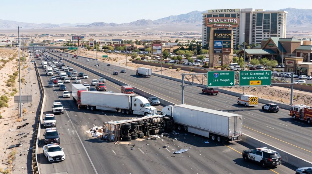 I-15 South Nevada Truck Accident | Blue Diamond Crash Lawyer