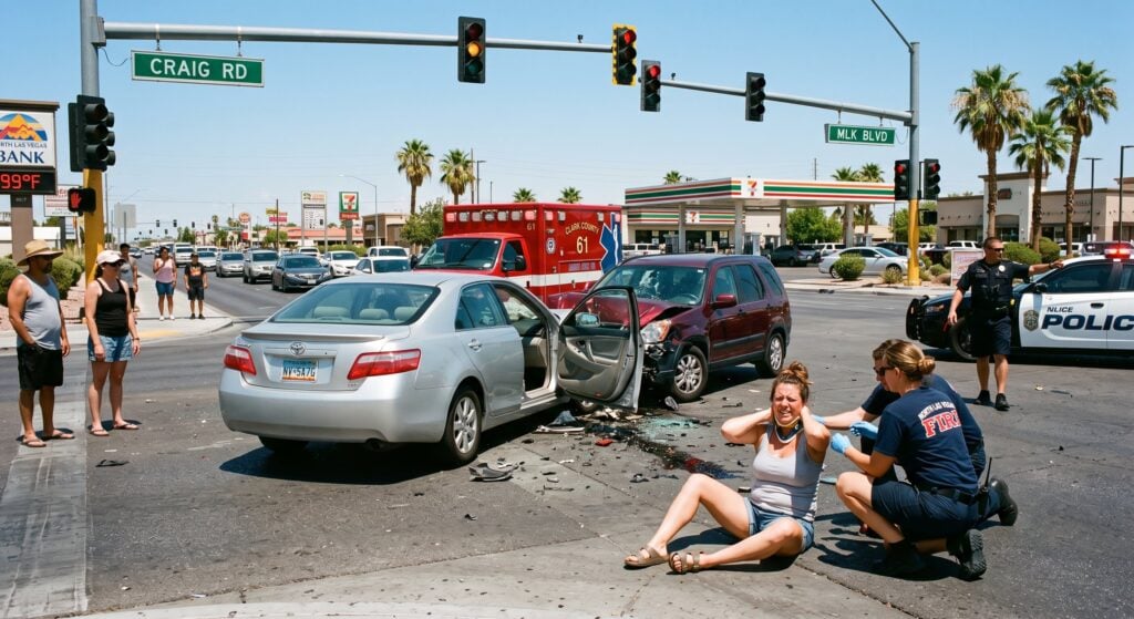 Craig Road Summer Whiplash Crashes | North Las Vegas Injury Lawyer
