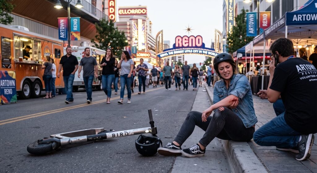 Reno Artown Scooter Accident | Nevada Electric Scooter Injury Lawyer