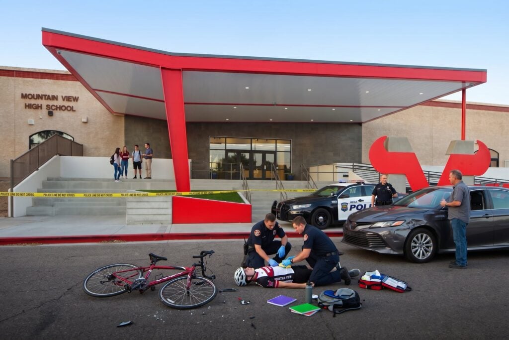 Mesa Back-to-School Bicycle Crashes | Mountain View High School Bike Accident