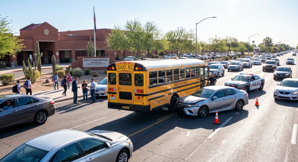 Phoenix Back-to-School Car Crashes | North High School Auto Accident
